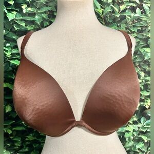 Cacique Underwire Bra Lightly Lined Balconette Padded Brown 42F